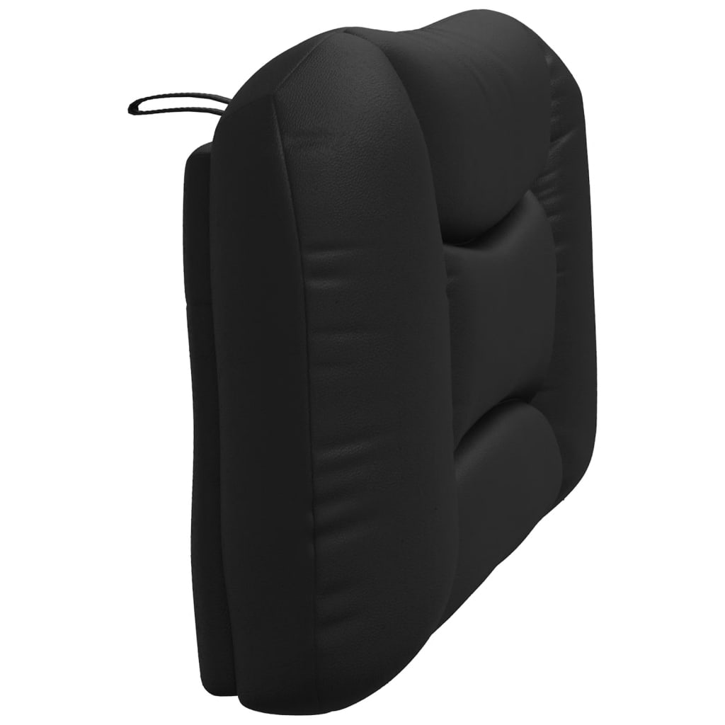 Coussin de tête de lit noir 100 cm similicuir - XIOS