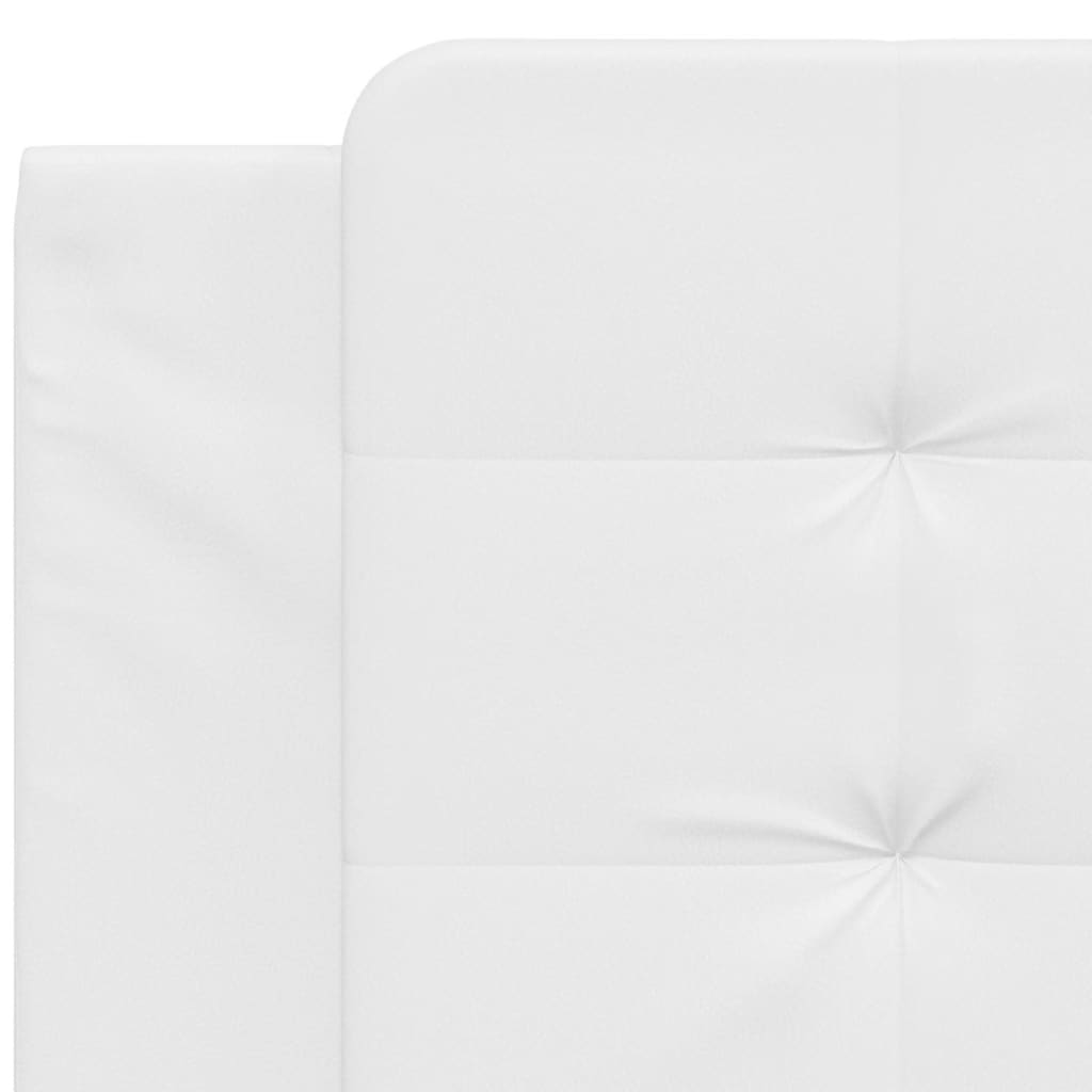 Coussin de tête de lit blanc 100 cm similicuir - XIOS