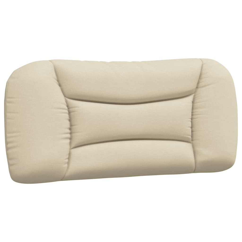 Cadre de lit sans matelas Hvar crème 90x200 cm tissu - XIOS