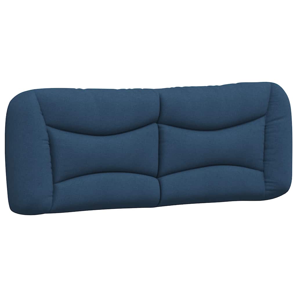 Cadre de lit sans matelas Hvar bleu 120x200 cm tissu - XIOS