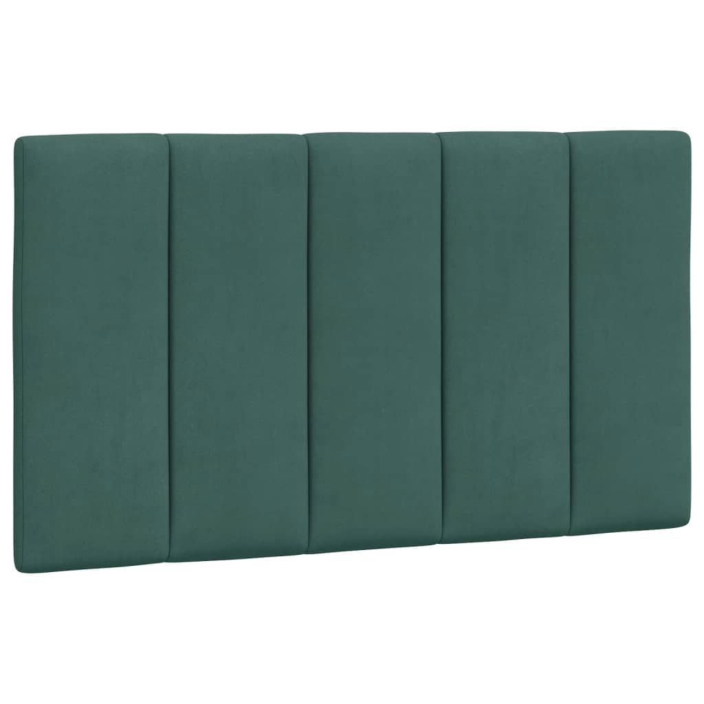Cadre de lit sans matelas vert foncé 80x200 cm velours - XIOS