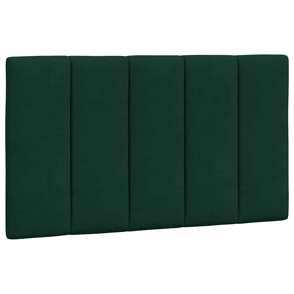 Cadre de lit sans matelas Hanko vert foncé 90x190 cm velours - XIOS
