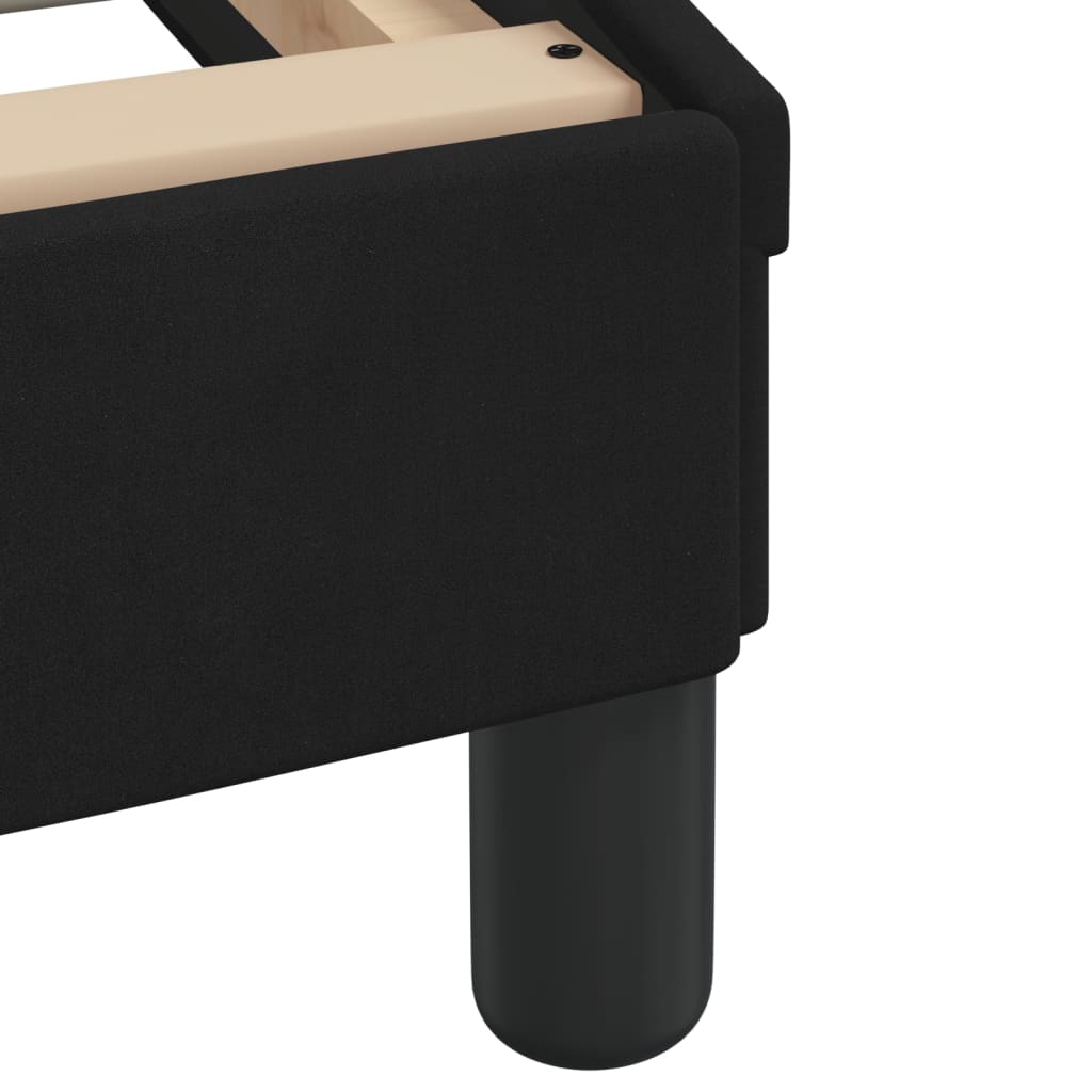Cadre de lit sans matelas noir 80x200 cm velours - XIOS