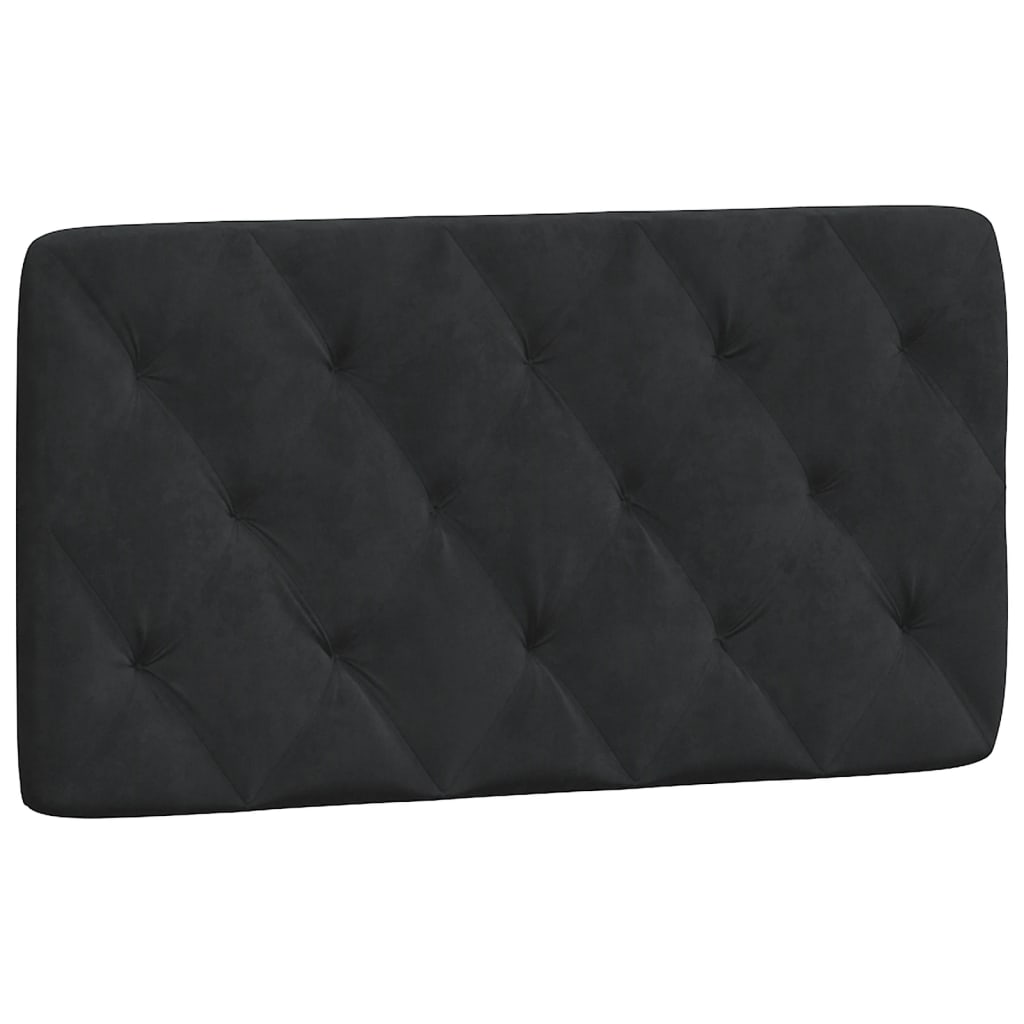 Cadre de lit sans matelas noir 100x200 cm velours - XIOS