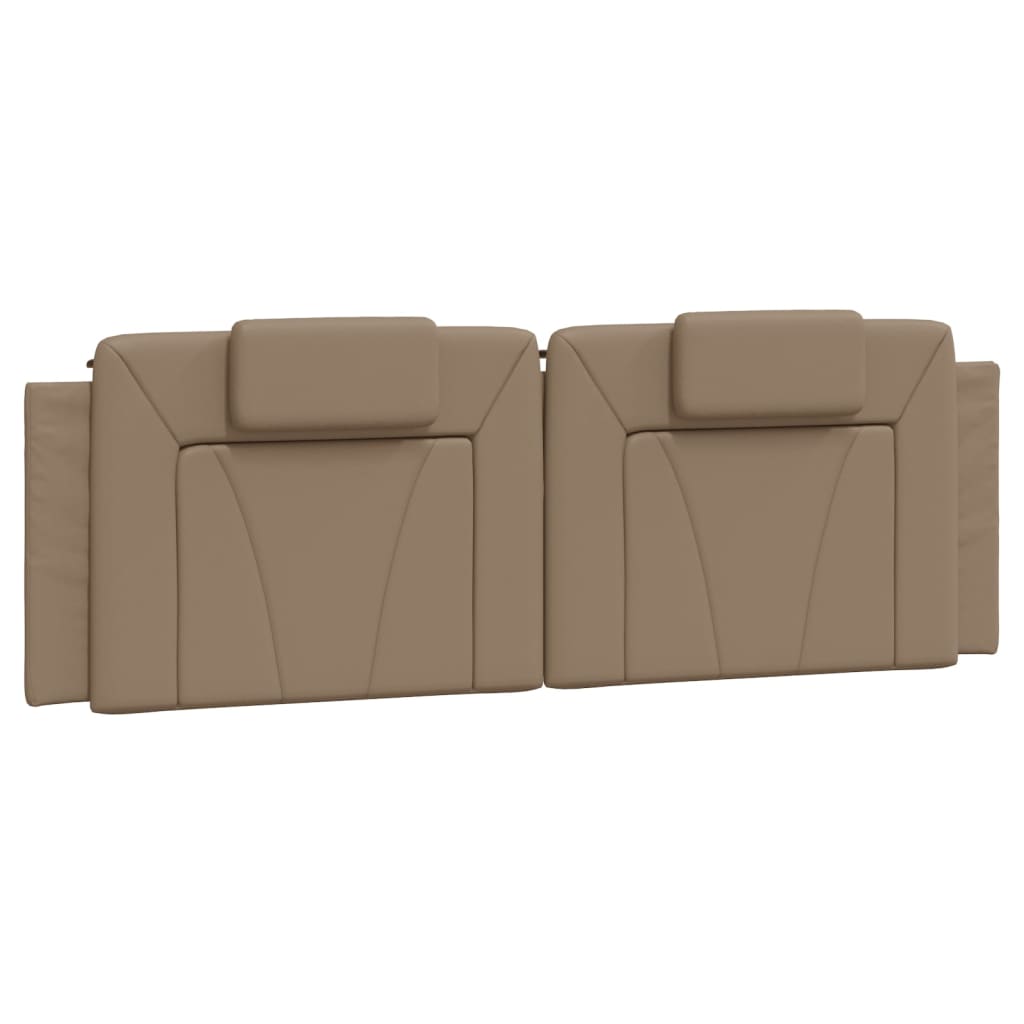Cadre de lit Viana sans matelas cappuccino 160x200 cm similicuir - XIOS