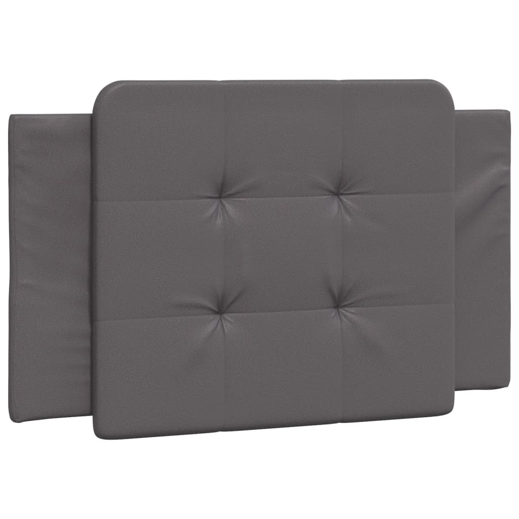 Cadre de lit sans matelas Zadar gris 80x200 cm similicuir - XIOS