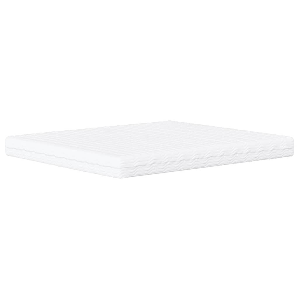 Lit avec matelas Dover gris clair 180x200 cm tissu - XIOS