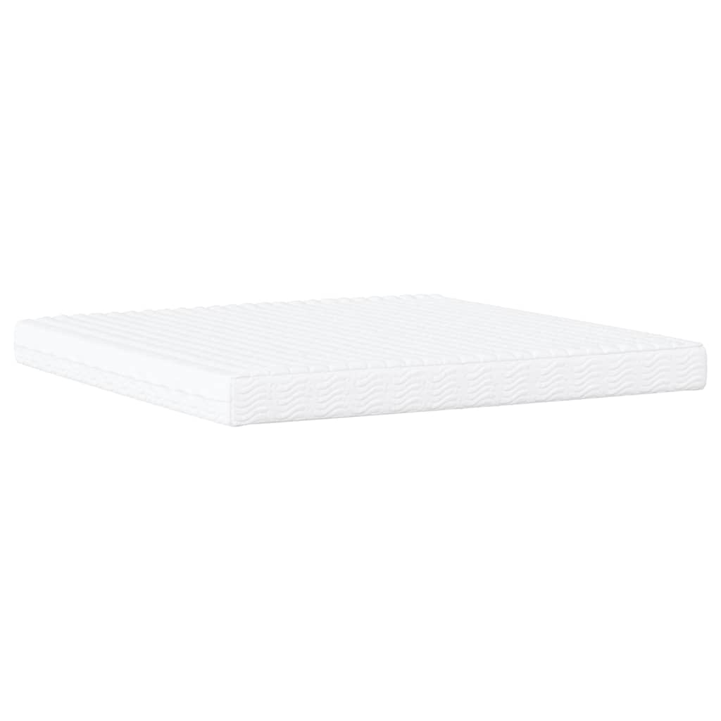 Lit avec matelas Dover blanc 200x200 cm similicuir