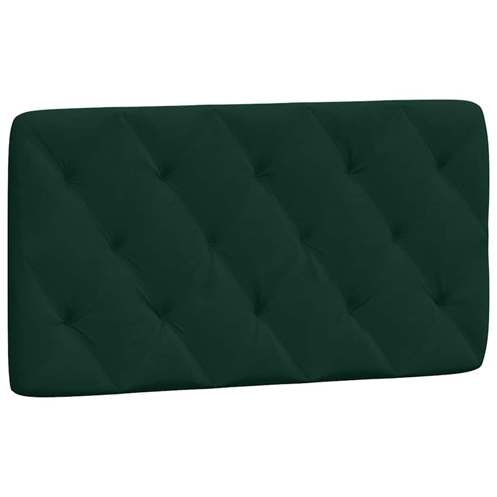 Lit avec matelas vert foncé 100x200 cm velours - XIOS