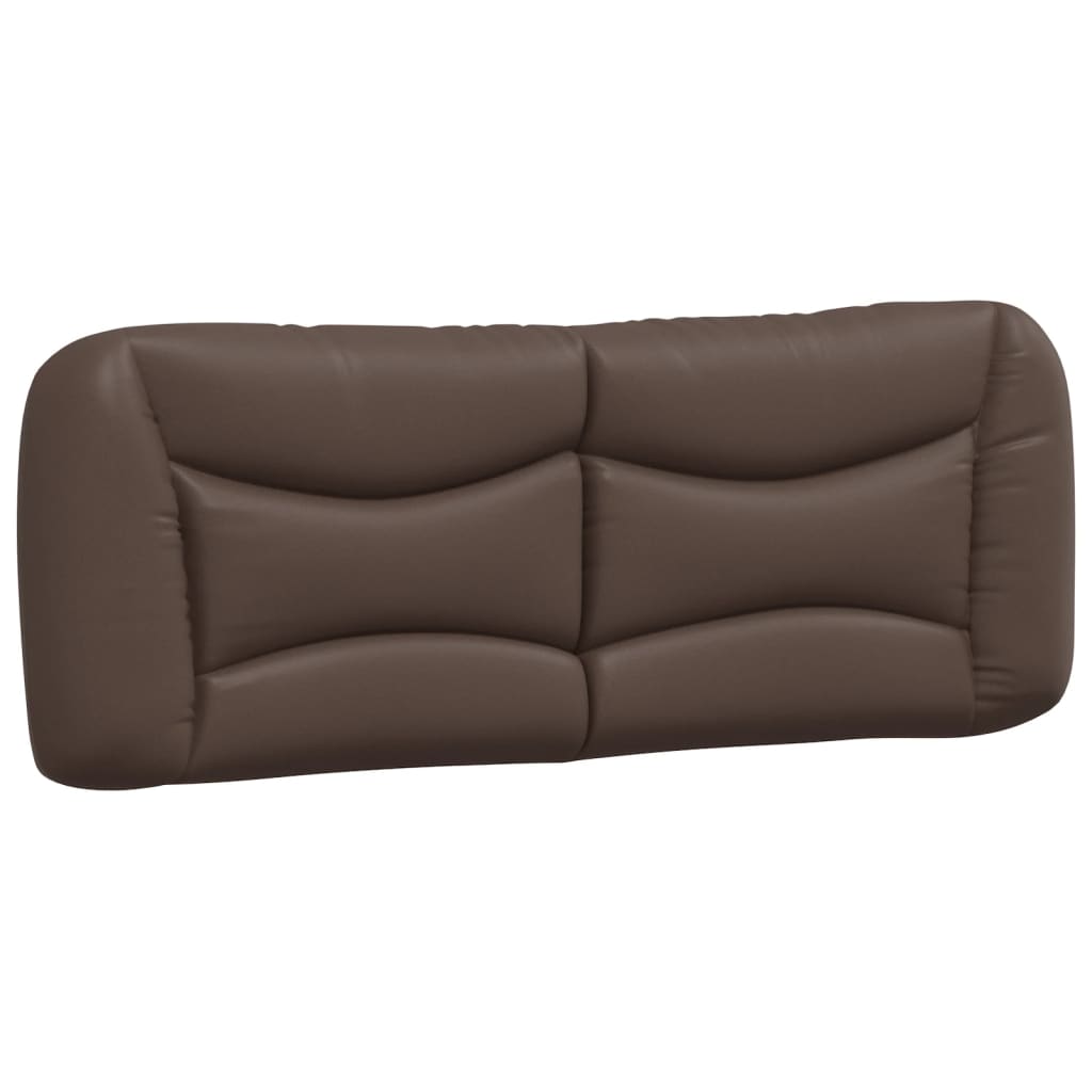 Lit avec matelas Hvar marron 140x190 cm similicuir - XIOS