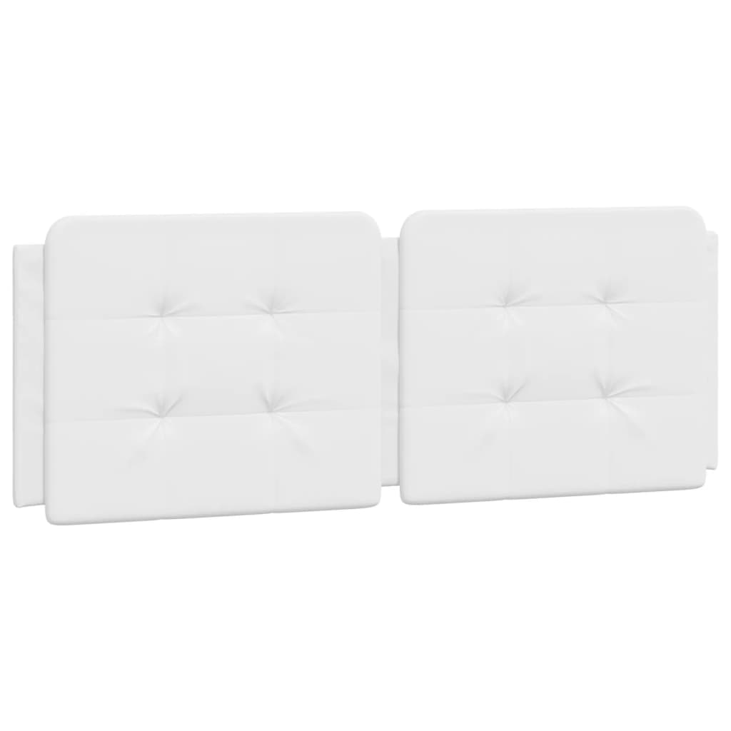 Cadre de lit sans matelas Zadar blanc 140x190 cm similicuir - XIOS