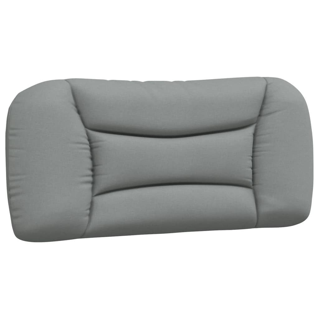 Cadre de lit avec LED sans matelas gris clair 80x200 cm tissu - XIOS