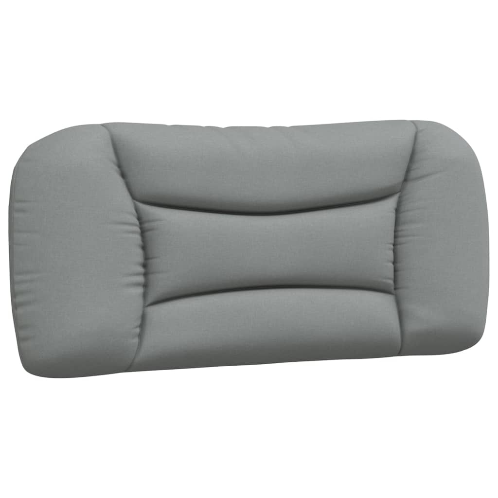 Cadre de lit avec LED sans matelas gris clair 90x200 cm tissu - XIOS