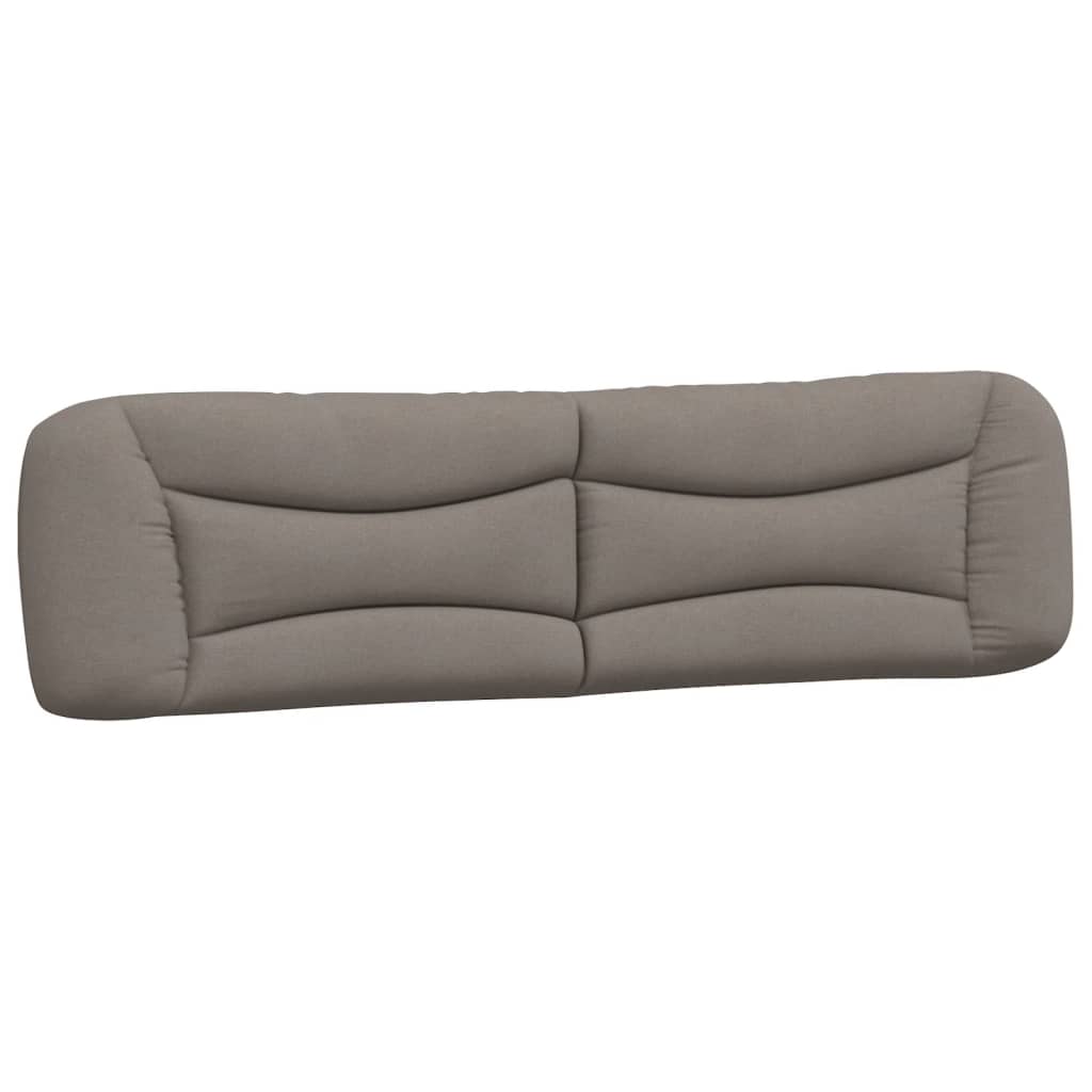 Cadre de lit avec LED sans matelas Hvar taupe 200x200 cm tissu - XIOS