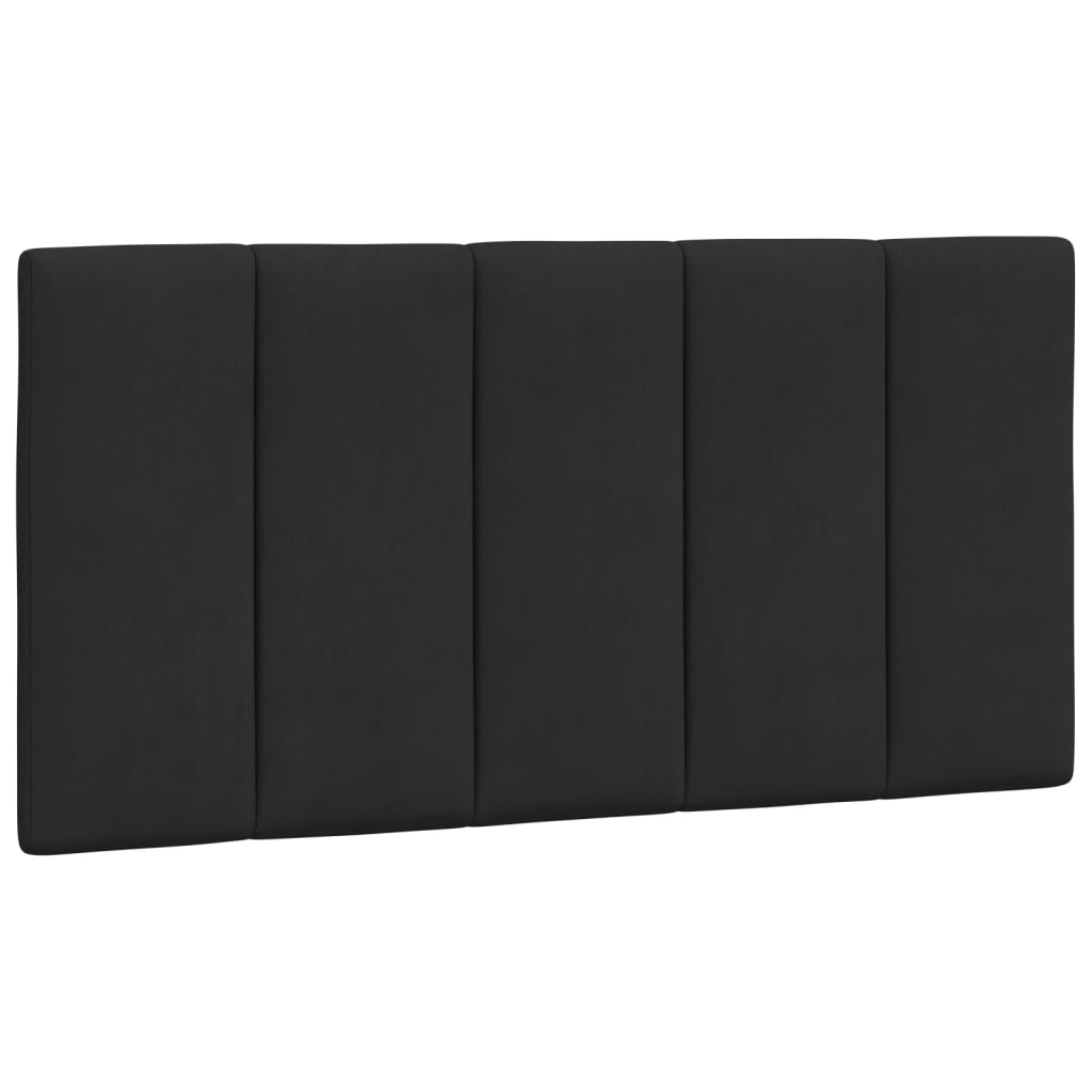 Cadre de lit avec LED sans matelas noir 100x200 cm velours - XIOS