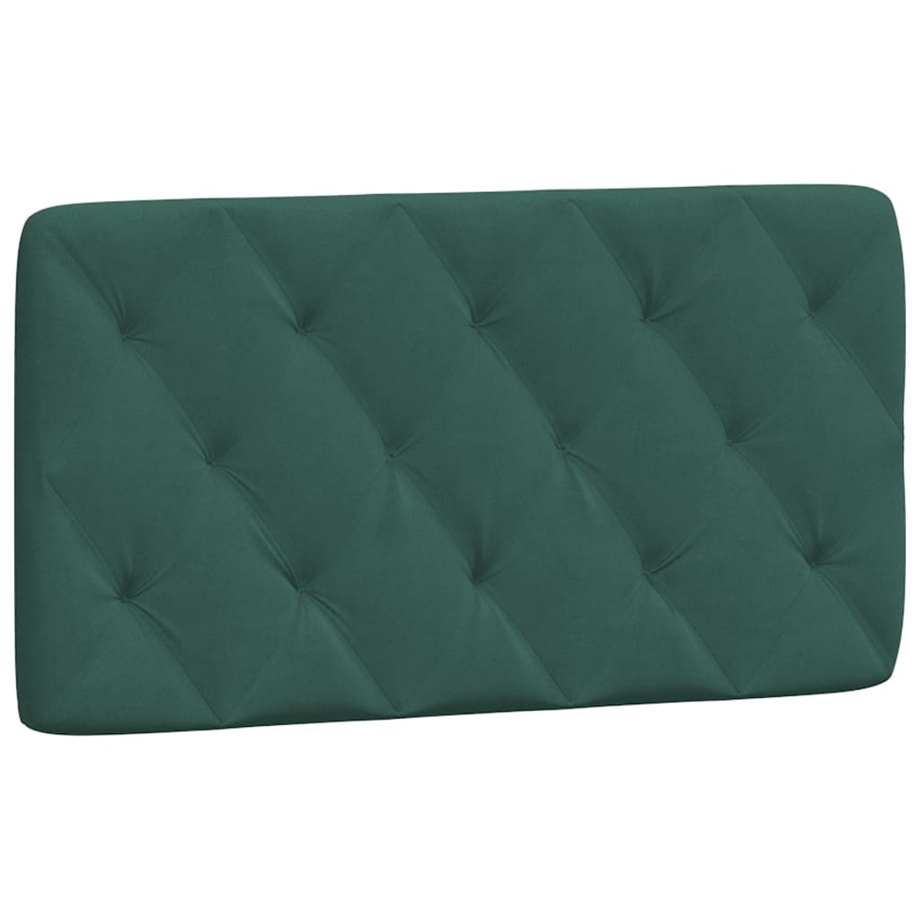 Cadre de lit avec LED sans matelas vert foncé 100x200cm velours - XIOS