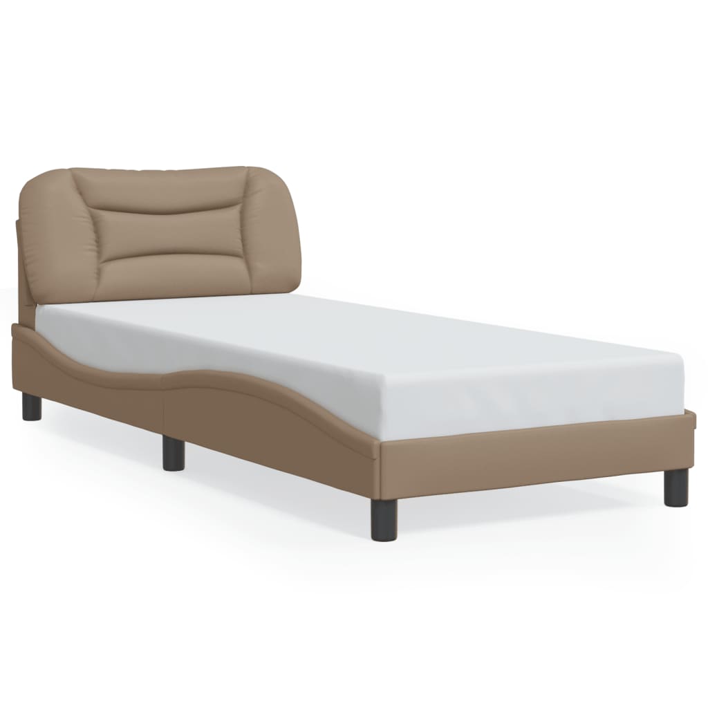 Cadre de lit avec LED sans matelas Hvar cappuccino 90x190 cm - XIOS