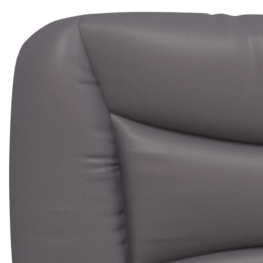 Cadre de lit avec LED sans matelas gris 100x200 cm - XIOS