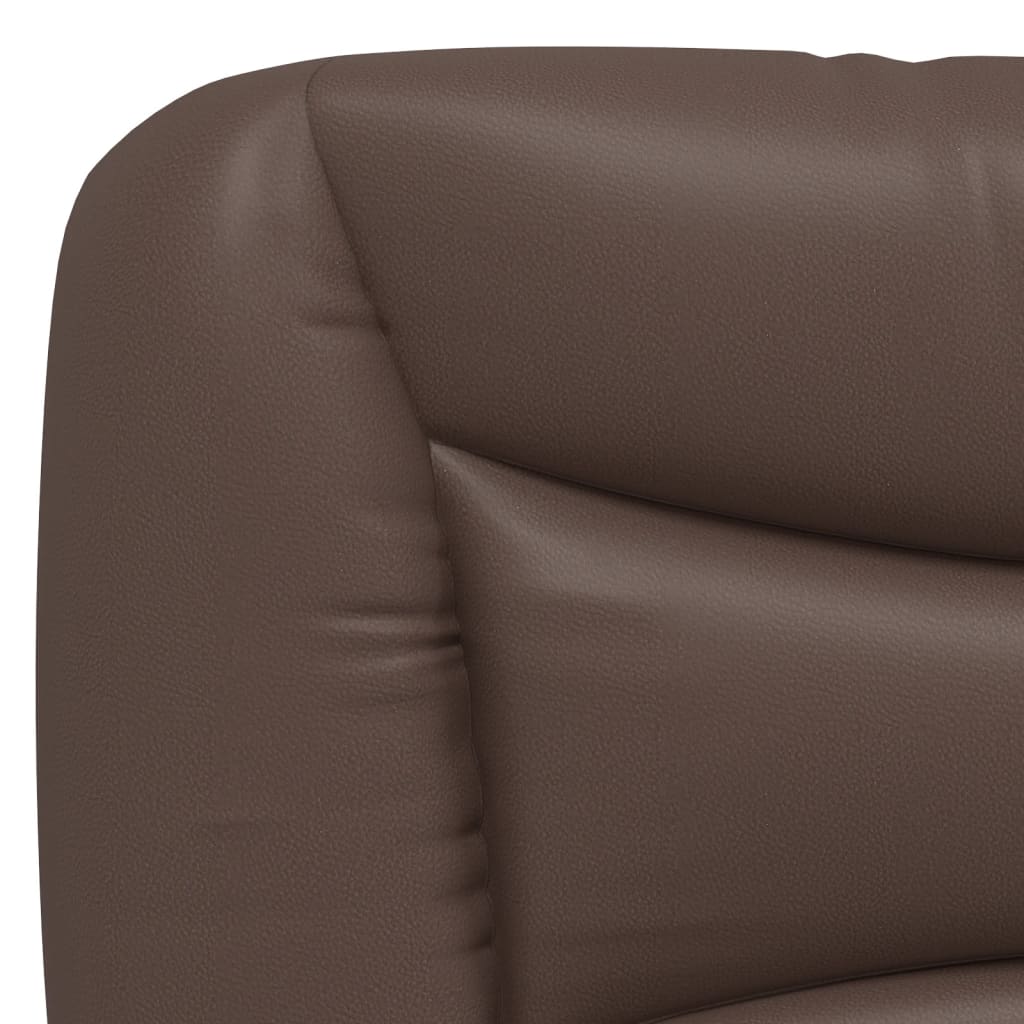 Cadre de lit avec LED sans matelas marron 140x200 cm - XIOS