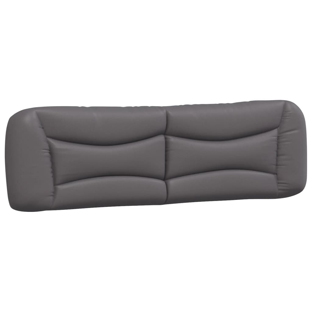 Cadre de lit avec LED sans matelas gris 180x200 cm - XIOS