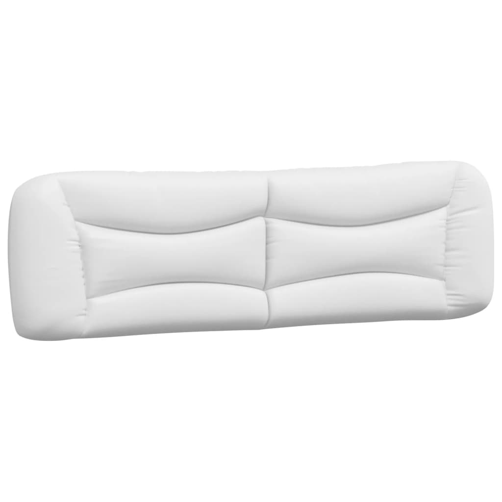 Cadre de lit avec LED sans matelas blanc et noir 180x200 cm - XIOS