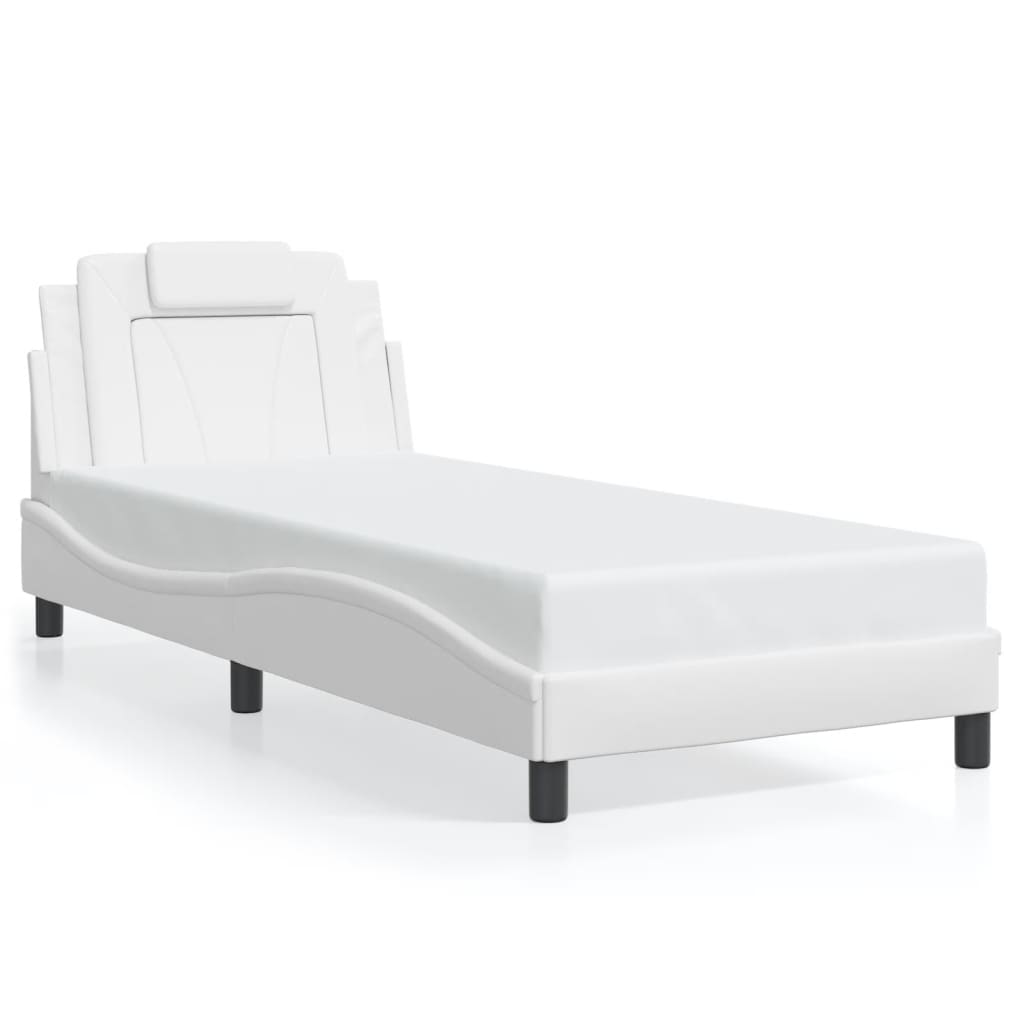 Cadre de lit avec LED sans matelas blanc 80x200 cm - XIOS