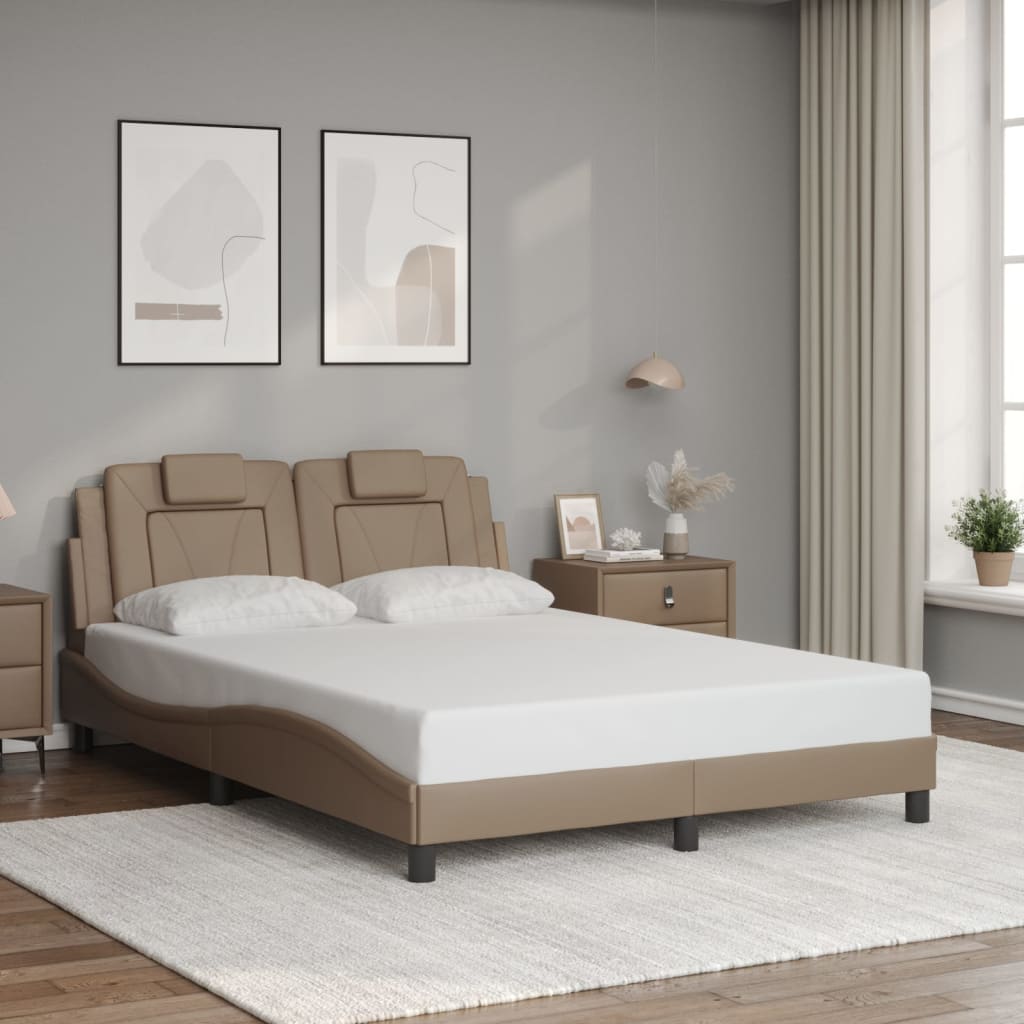 Cadre de lit avec LED sans matelas cappuccino 120x200 cm - XIOS