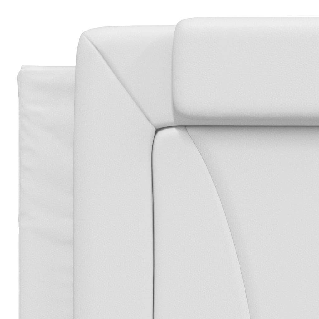 Cadre de lit avec LED sans matelas blanc 180x200 cm - XIOS