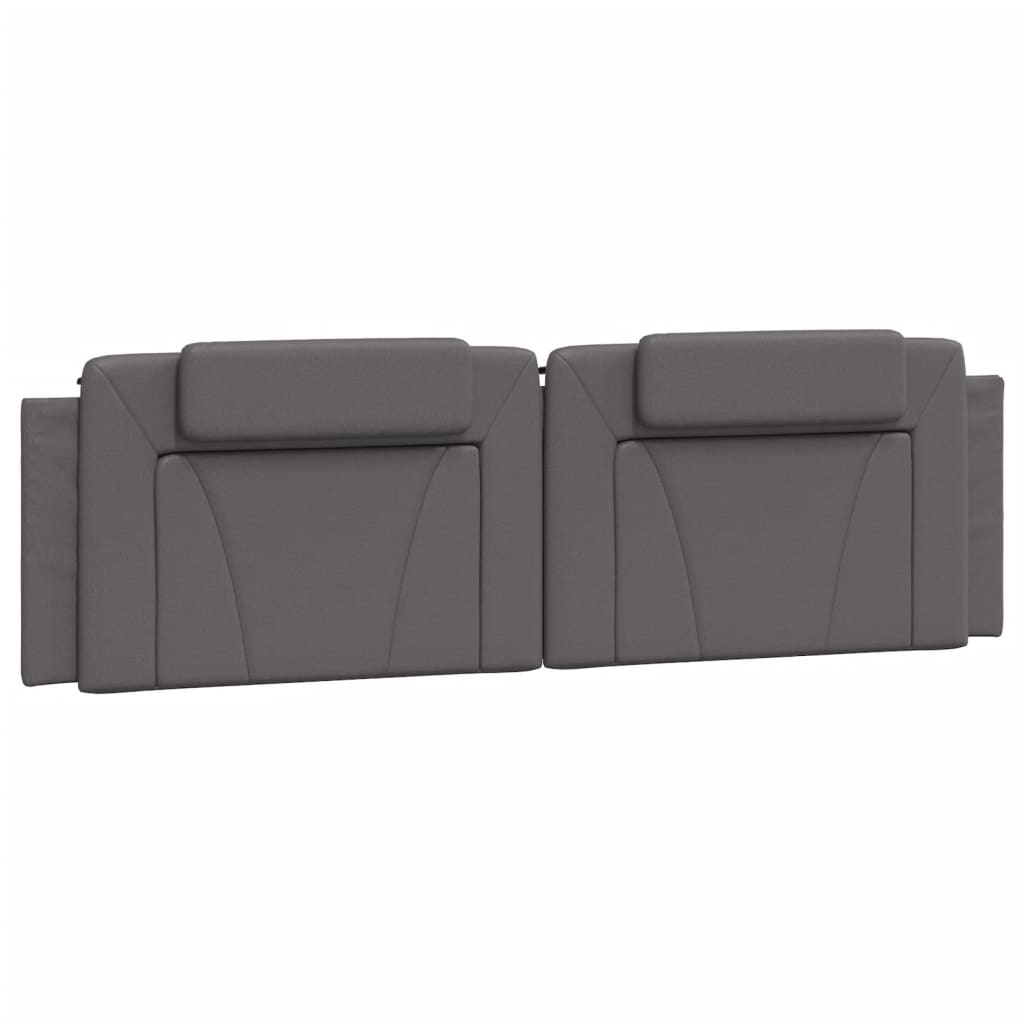 Cadre de lit avec LED sans matelas gris 180x200 cm - XIOS