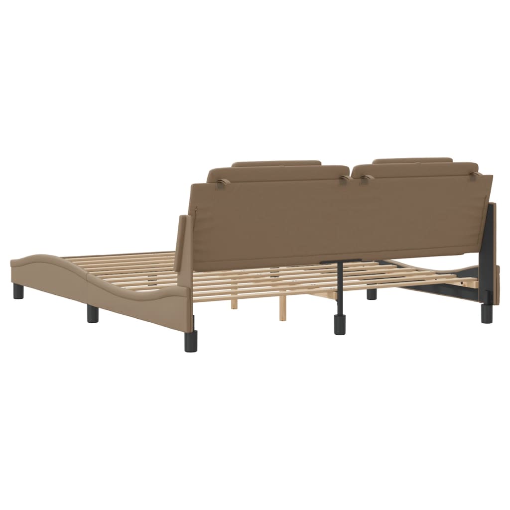 Cadre de lit avec LED sans matelas cappuccino 180x200 cm - XIOS