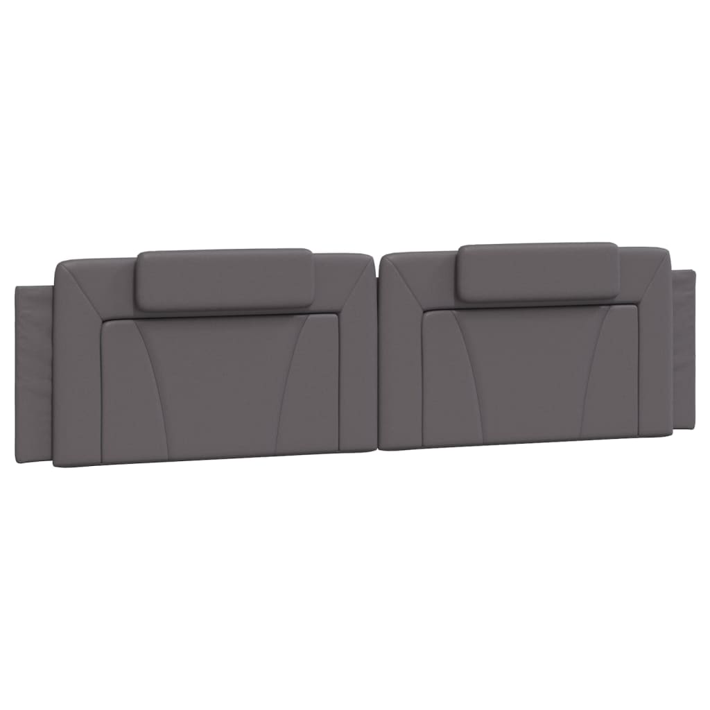 Cadre de lit avec LED sans matelas gris 200x200 cm - XIOS