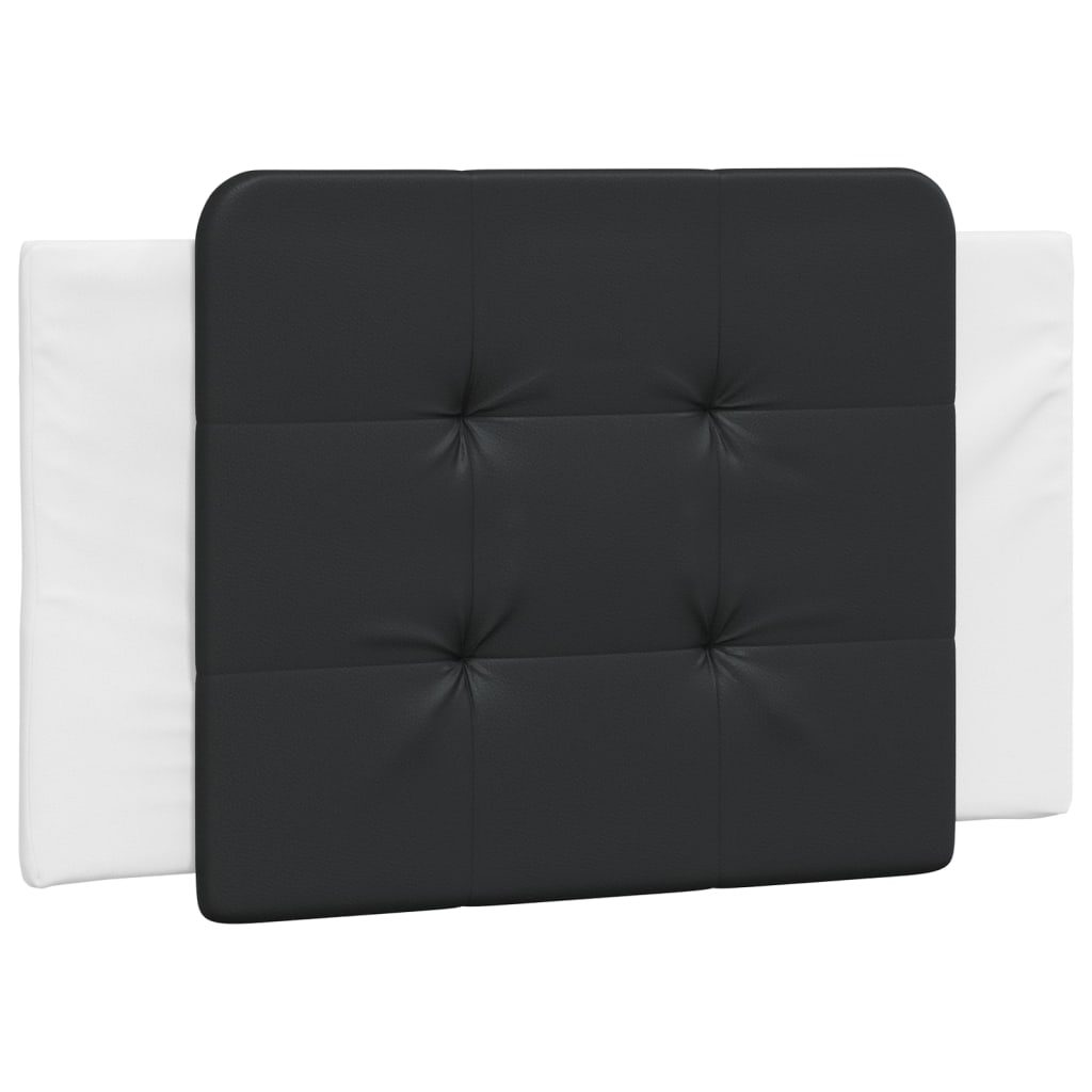 Cadre de lit avec LED sans matelas blanc et noir 90x190 cm - XIOS