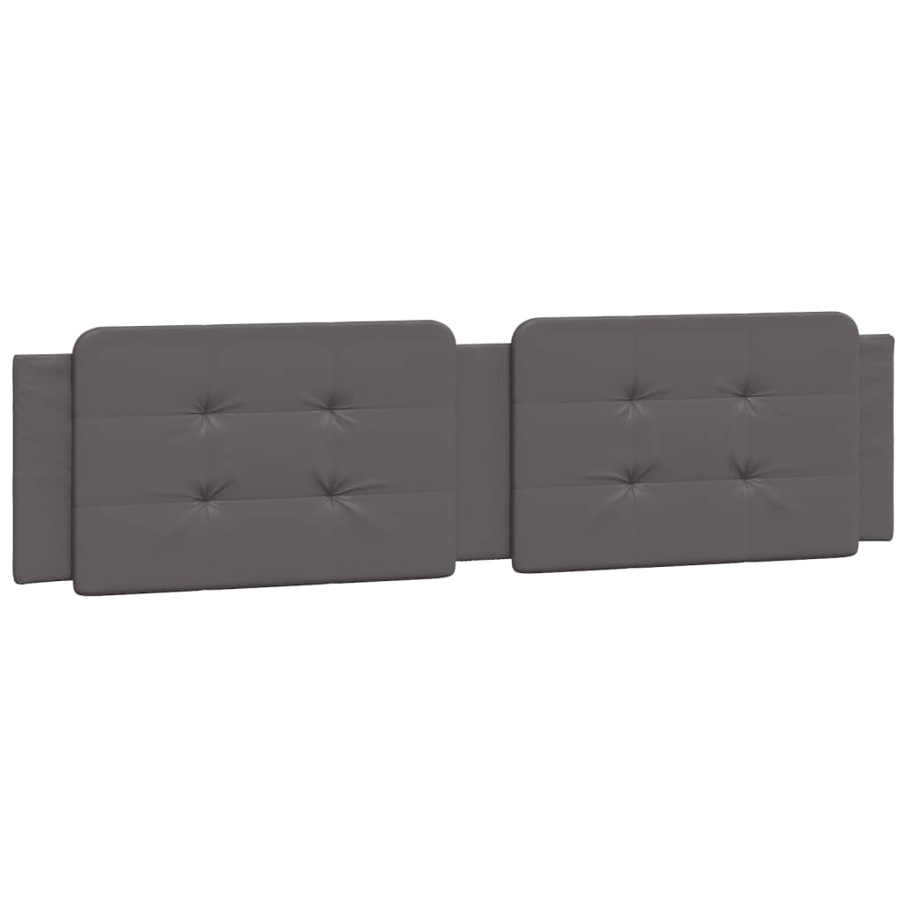 Cadre de lit avec LED sans matelas gris 200x200 cm - XIOS