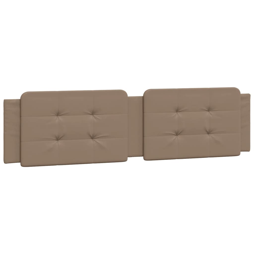 Cadre de lit avec lumières LED cappuccino 200x200 cm similicuir - XIOS