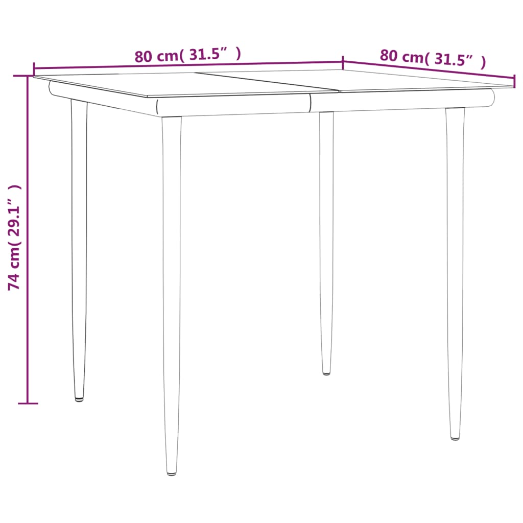 Ensemble à manger de jardin 3 pcs coussins gris résine tressée