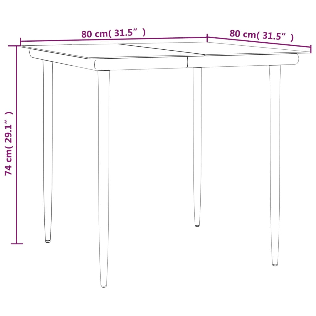 Ensemble à manger de jardin 5 pcs coussins gris résine tressée