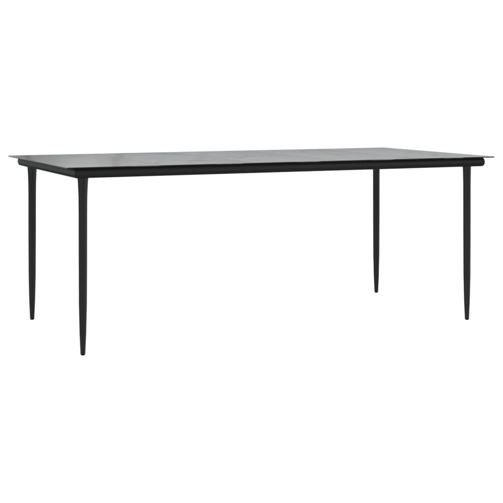 Ensemble à manger de jardin et coussins 7 pcs gris rotin