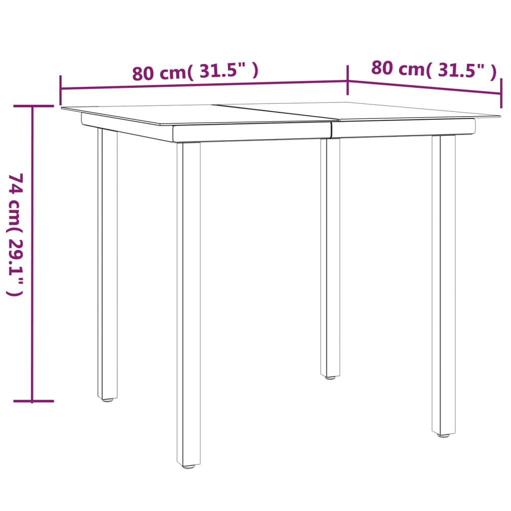 Ensemble à manger de jardin 3 pcs coussins gris résine tressée