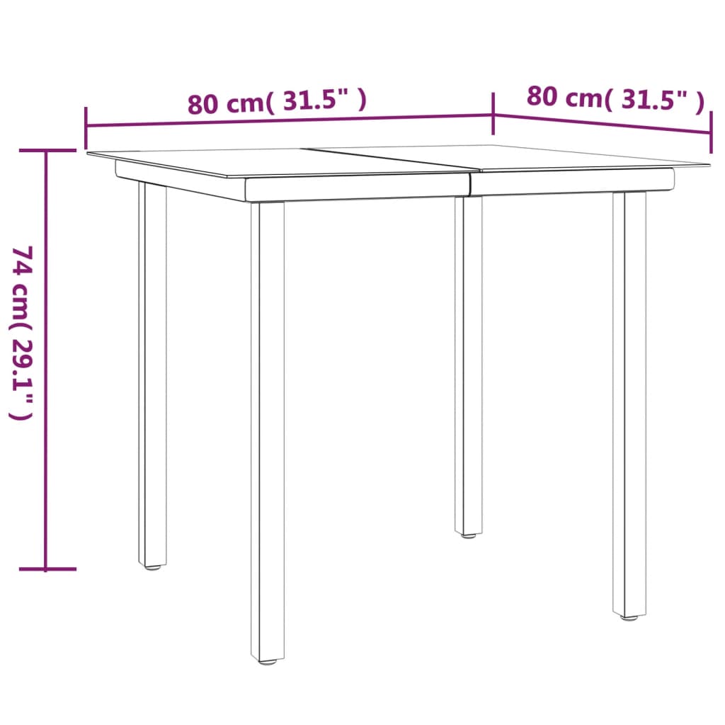 Ensemble à manger de jardin avec coussins 5pcs Beige poly rotin