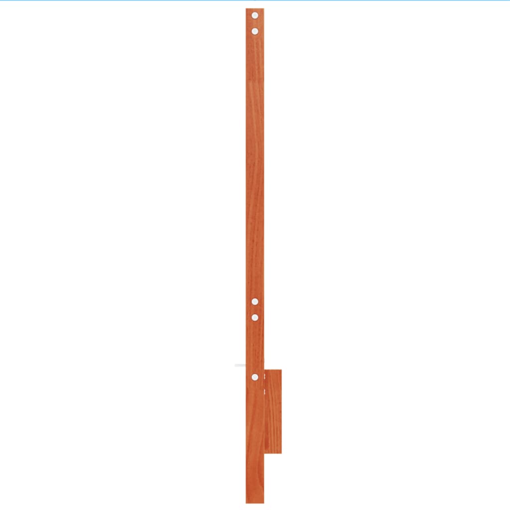 Tête de lit cire marron 135 cm bois massif de pin - XIOS