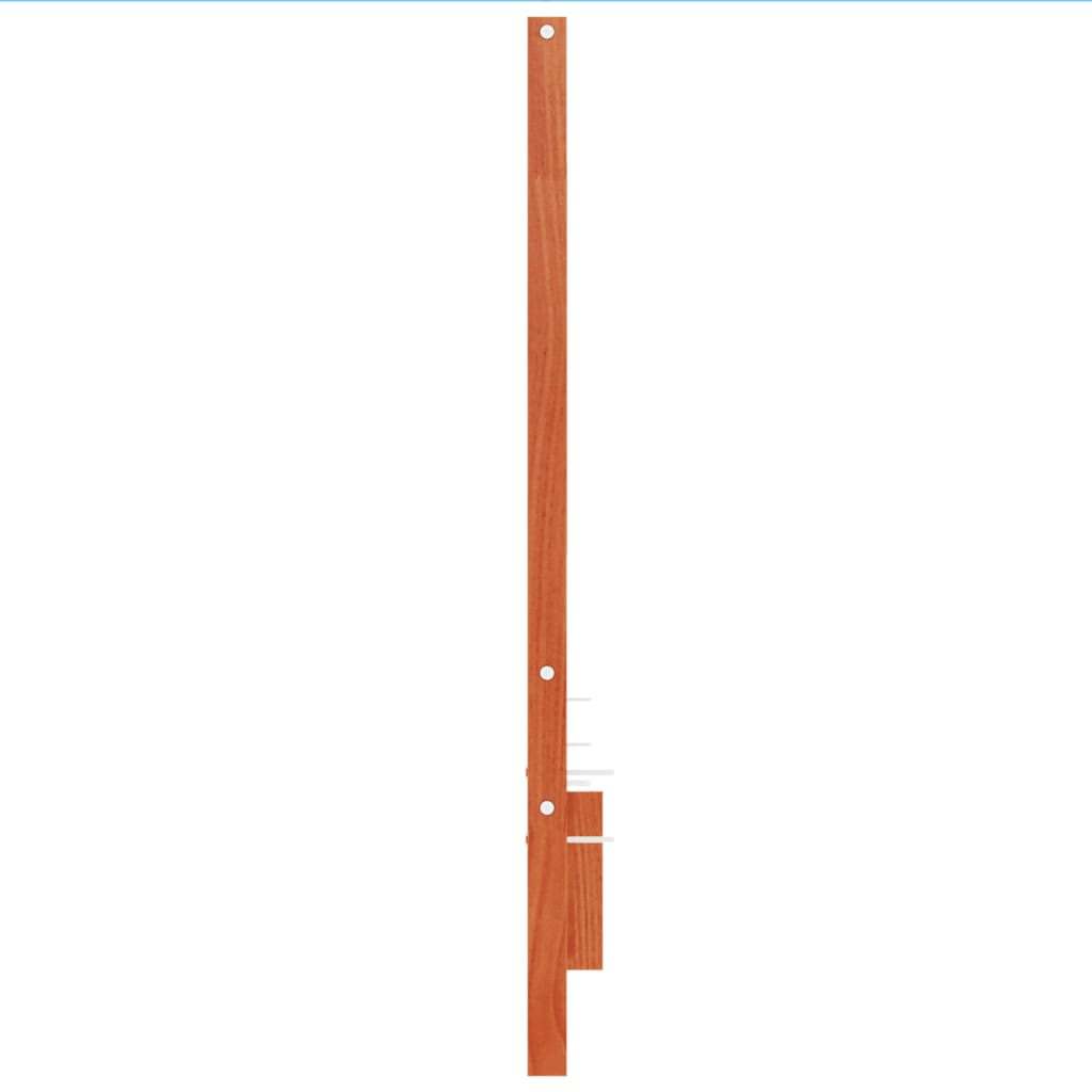 Tête de lit cire marron 135 cm bois massif de pin - XIOS