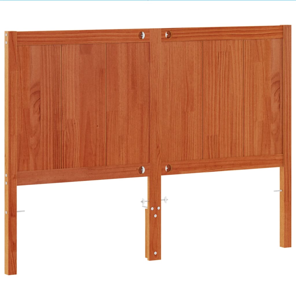Tête de lit cire marron 150 cm bois massif de pin - XIOS