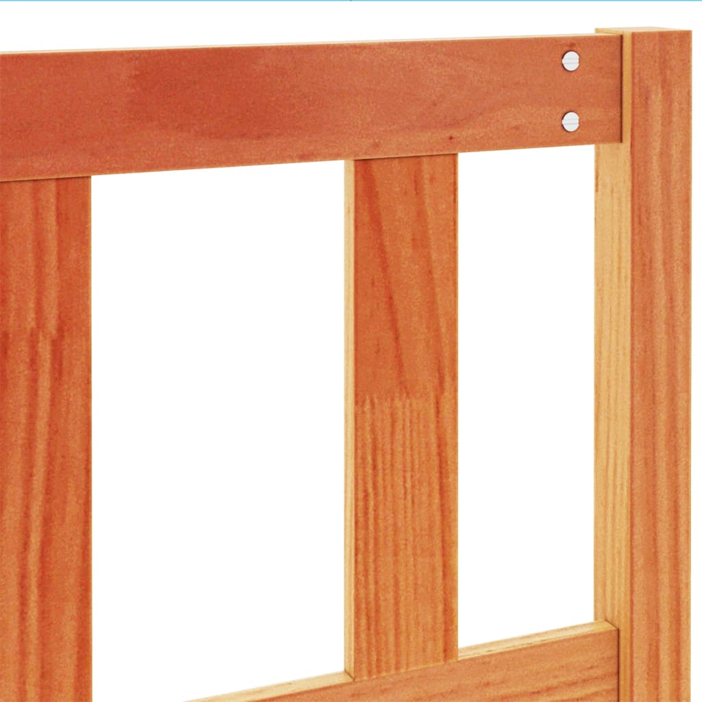 Tête de lit cire marron 150 cm bois massif de pin - XIOS