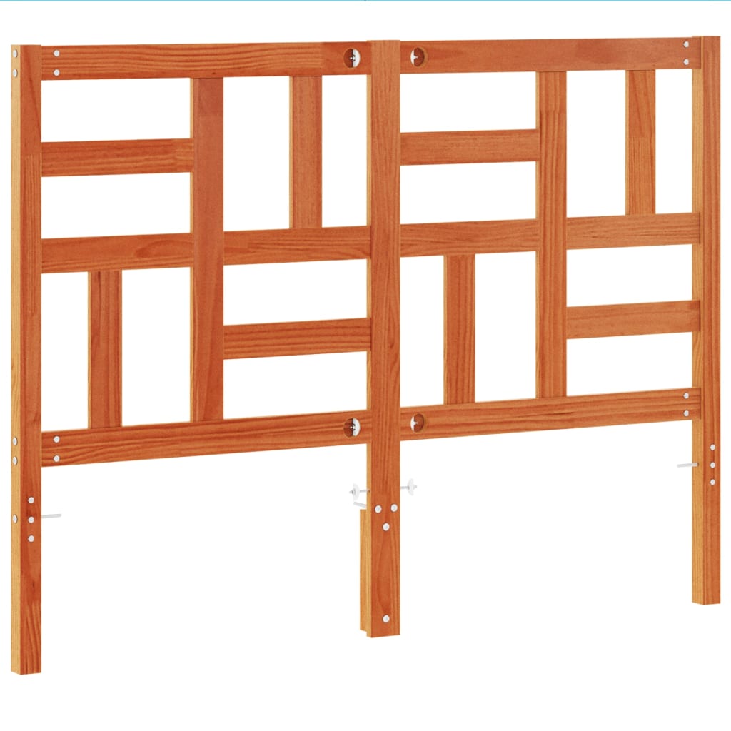Tête de lit cire marron 160 cm bois massif de pin - XIOS