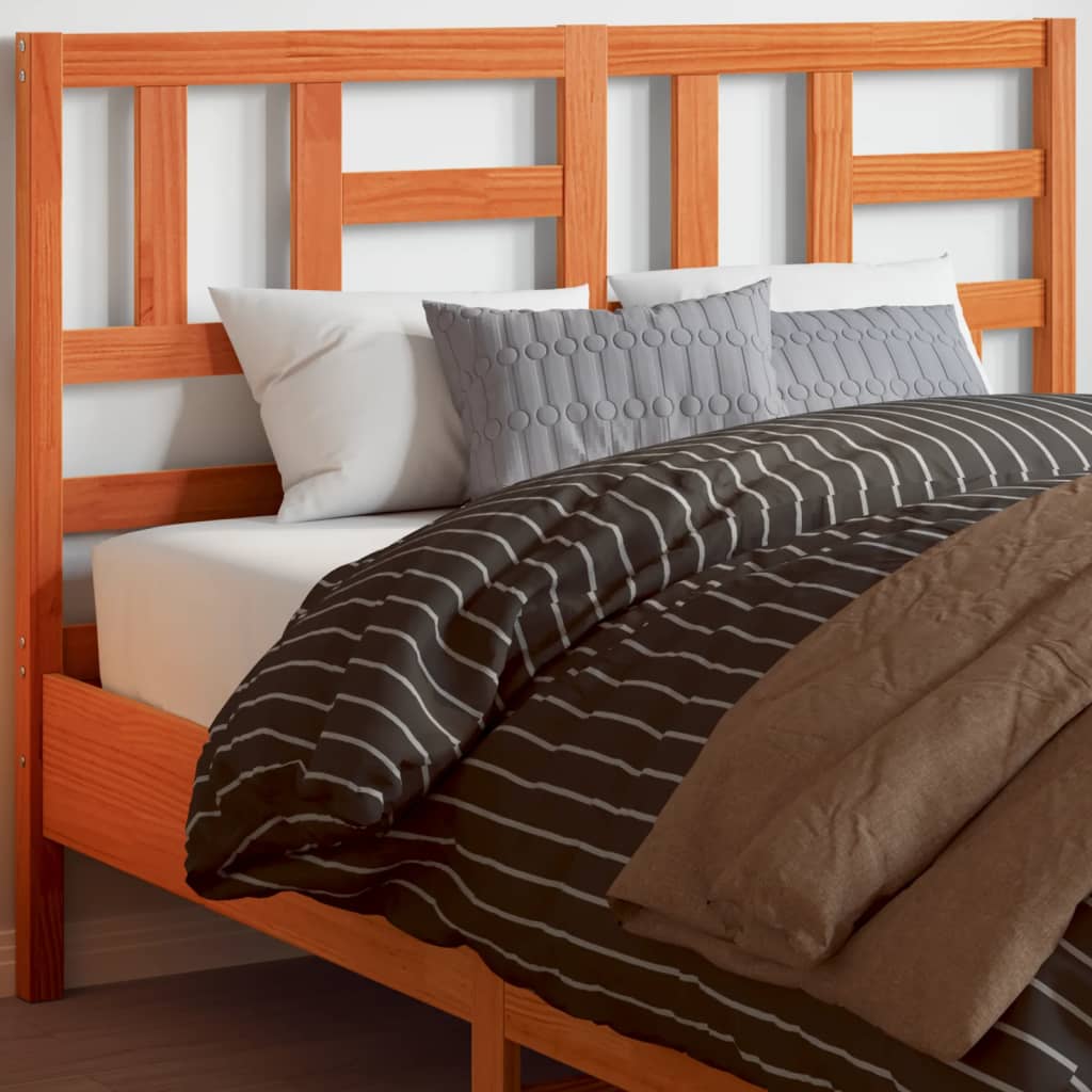 Tête de lit cire marron 160 cm bois massif de pin - XIOS