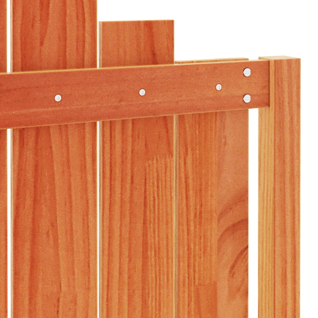 Tête de lit cire marron 135 cm bois massif de pin - XIOS