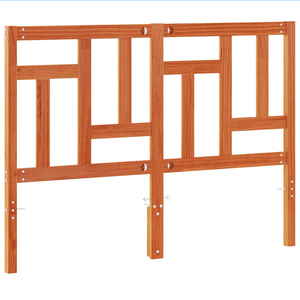 Tête de lit cire marron 160 cm bois massif de pin - XIOS