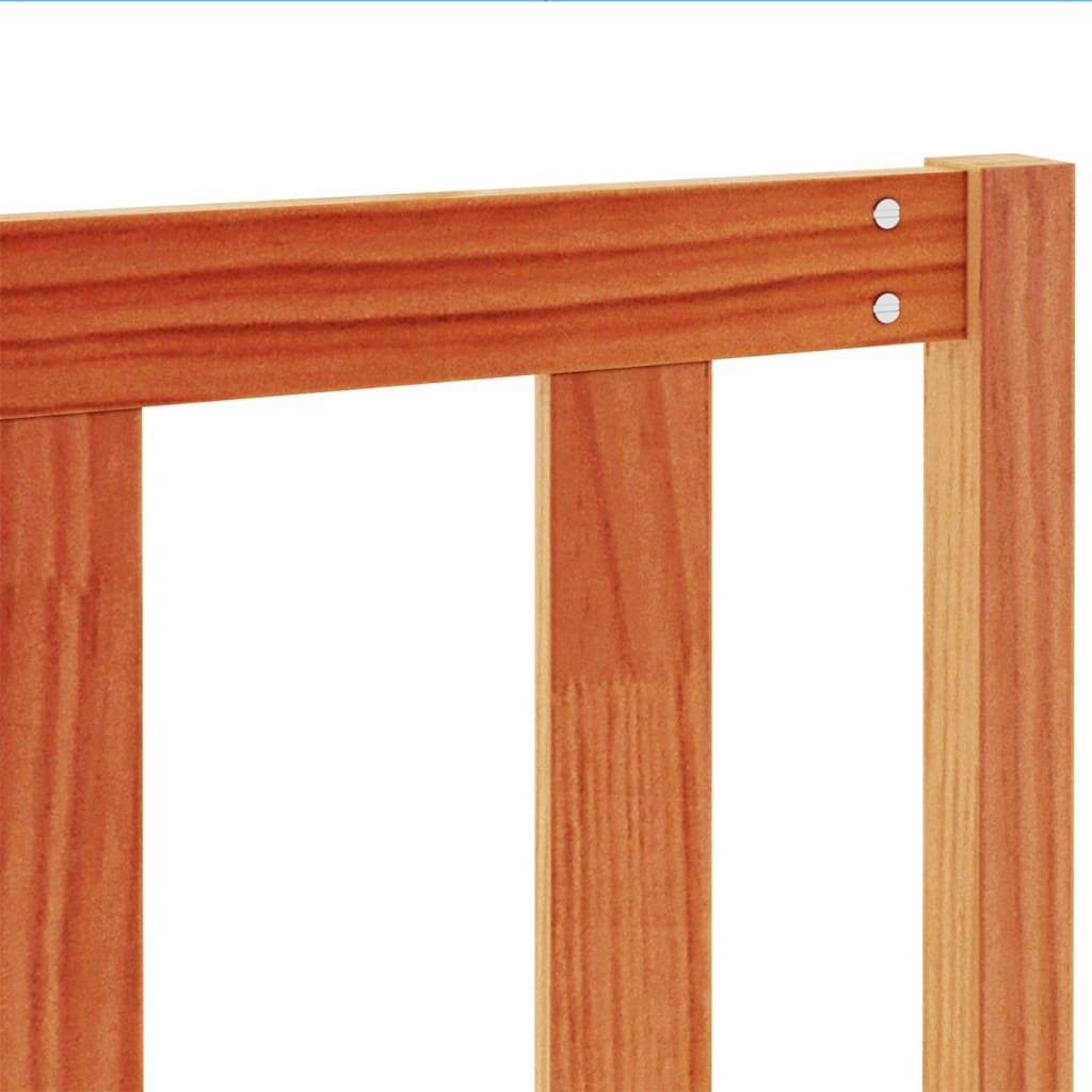 Tête de lit cire marron 160 cm bois massif de pin - XIOS