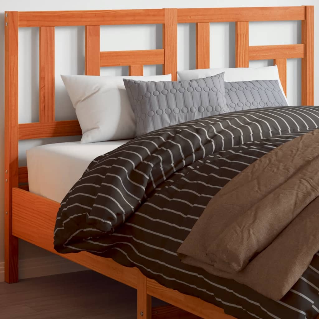 Tête de lit cire marron 160 cm bois massif de pin - XIOS