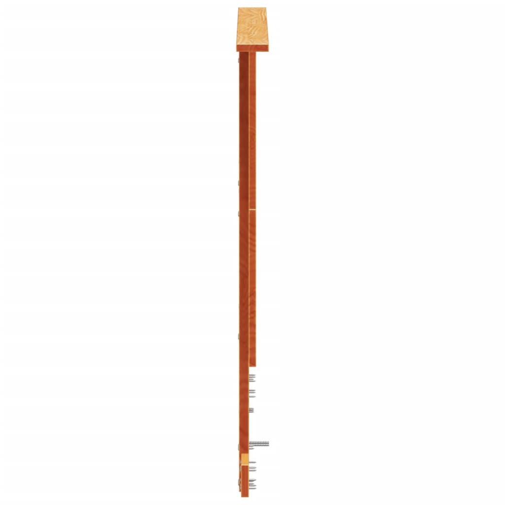 Tête de lit cire marron 135 cm bois massif de pin - XIOS